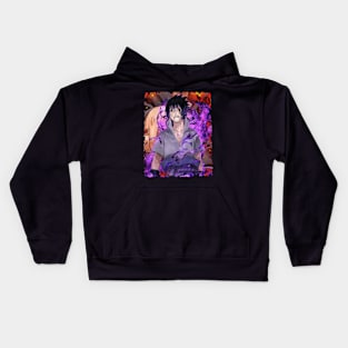 SASUKE UCHIHA MERCH VTG Kids Hoodie